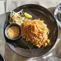 Pad Thai with tofu, veganised. at ARROI Restaurant in Bled