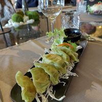 Gyoza at ARROI Restaurant in Bled