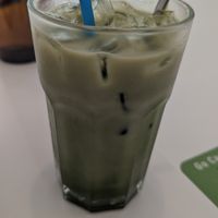 Ice Match Latte. Price:$ / 4 May 2023 at Soul Kind Cafe in West Singapore