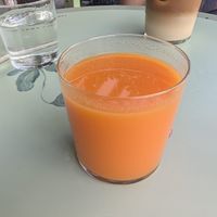 Fresh Juice of the Day (Orange & Mango)  at Hygge in Lisbon