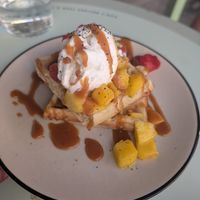 Sweet Waffles  at Hygge in Lisbon