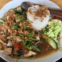 Tempeh and tofu  at Mabuhay  in Berlin