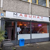 Outside of Mabuhay. at Mabuhay  in Berlin