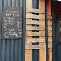 Breakfast menu at Fodder in Downpatrick