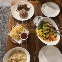 The avocado salad was huge and delicious   at Veggie Tales x Wagging Tales Cafe in Hua Hin