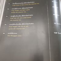 Menu at Veggie Tales x Wagging Tales Cafe in Hua Hin