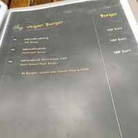 Menu at Veggie Tales x Wagging Tales Cafe in Hua Hin