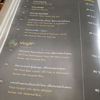 Menu at Veggie Tales x Wagging Tales Cafe in Hua Hin