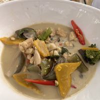 Veg curry - very tasty!  at Veggie Tales x Wagging Tales Cafe in Hua Hin