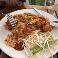 Pad Thai- delicious and moist, not sticky and dry  at Veggie Tales x Wagging Tales Cafe in Hua Hin