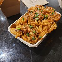 Dragon fries at Mavericks Burger Co in Toronto