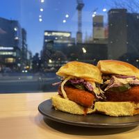 Nashville Heat Sliders  at Mavericks Burger Co in Toronto