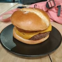 6ix onion ring burger! #Veganuary at Mavericks Burger Co in Toronto