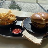 Bacon cheeseburger  at Mavericks Burger Co in Toronto