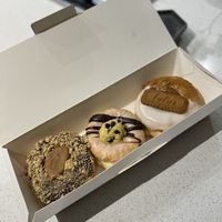 Millionaires, cookie dough and biscoff   at Big Fat Donut Co in Gateshead