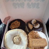 1 of many of the boxes of 4 we’ve eaten lol  at Big Fat Donut Co in Gateshead