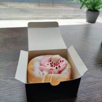 Raspberry ripple at Big Fat Donut Co in Gateshead