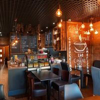 Caffè latte. More tables at back. at Caffe Latte in Chorley