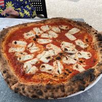 Vegan mozzarella   at Oak Fire Pizza in Cork