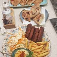 Cevapcici and quesadila at AhimSa Vega-Yoga in Belgrade