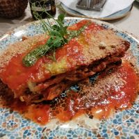 Amazing lasagna at AhimSa Vega-Yoga in Belgrade
