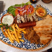 Protein plate at AhimSa Vega-Yoga in Belgrade