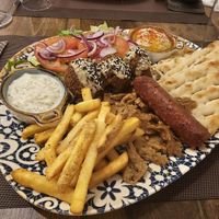 Protein plate at AhimSa Vega-Yoga in Belgrade