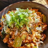 Chili garlic noodles at Midtown Public House in Port Angeles