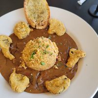 Etouffee at the hive vegan eatery in Houston
