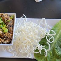 Lettuce wrap at the hive vegan eatery in Houston