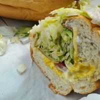 Vegan hoagie at Anika's Pizza in Moultonborough