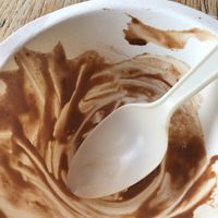 Amazing chocolate Ice Cream!! at The Parlour in Durham