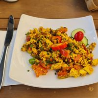 Vegane Eierspeis at Ile de France in Klagenfurt