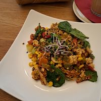 vegane "Eierspeiße" at Ile de France in Klagenfurt