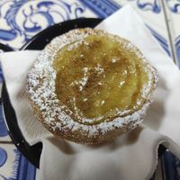 Pastel de nata at Lupin Snack Bar in Porto