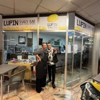 The owners - so welcoming, so passionate 💛  at Lupin Snack Bar in Porto