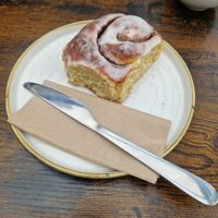 Cinnamon swirl at Fika+ in Chester
