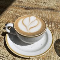 oat flat white   at Fika+ in Chester