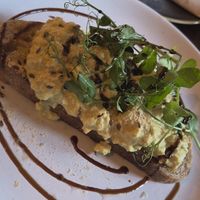 Scrambled tofu at Fika+ in Chester