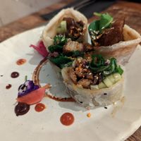 Mock duck roti at Monsoon in Launceston