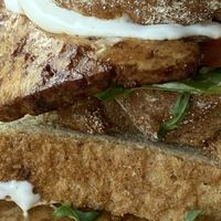 Close up of the marinated tofu 🤤  at The Magic Sunflower in Dronfield