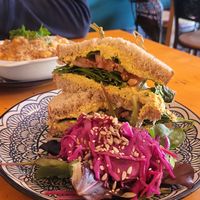 Egg Salad Sandwich at The Magic Sunflower in Dronfield
