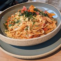 Pappardelle mit Haselnuss-Tomatenpesto at  EssEnz in Muehlacker