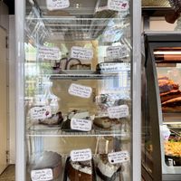 The variety of pastries  at Café Rotkehlchen - Merowingerstraße in Cologne