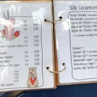 Speisekarte / menu  at Café Rotkehlchen - Merowingerstraße in Cologne