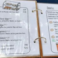 Speisekarte / menu  at Café Rotkehlchen - Merowingerstraße in Cologne
