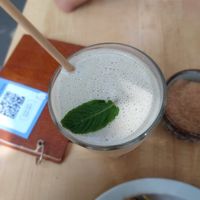 Peanut banana milk at Café Rotkehlchen - Merowingerstraße in Cologne