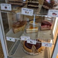 selection of cakes at Café Rotkehlchen - Merowingerstraße in Cologne