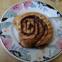 Cinnamon roll at Café Rotkehlchen - Merowingerstraße in Cologne