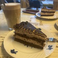 Chocolate cake is the most tasty  at Café Rotkehlchen - Merowingerstraße in Cologne